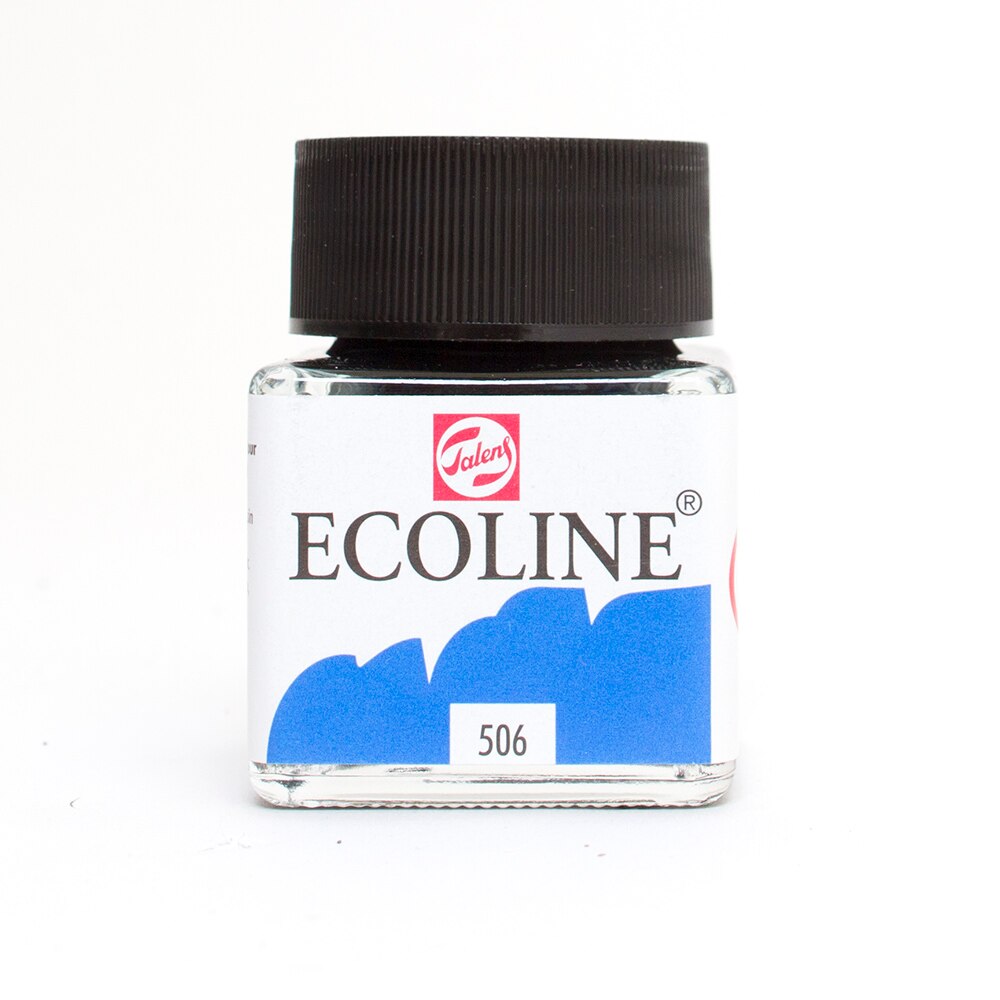 Ecoline, Liquid, Watercolor, 30ml, Jar, Ultramarine Deep